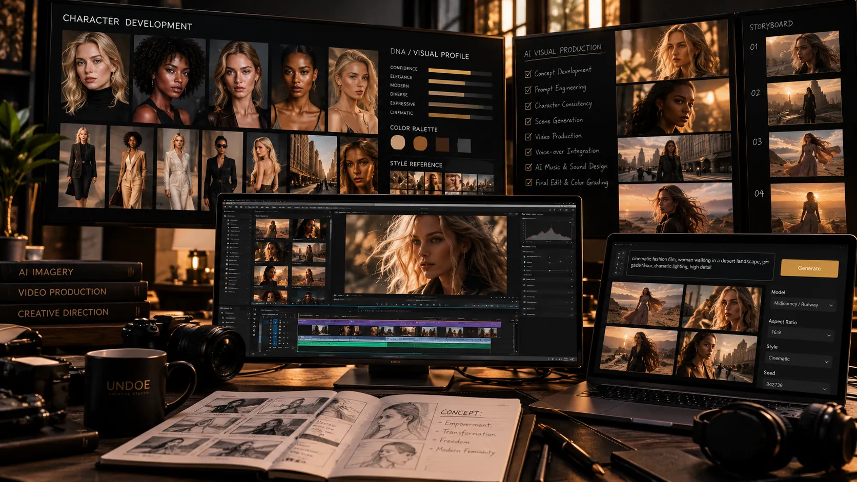 AI-powered visual and cinematic production